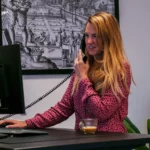 Eva aan het werk Baeneninhetgroen Alblasserdam
