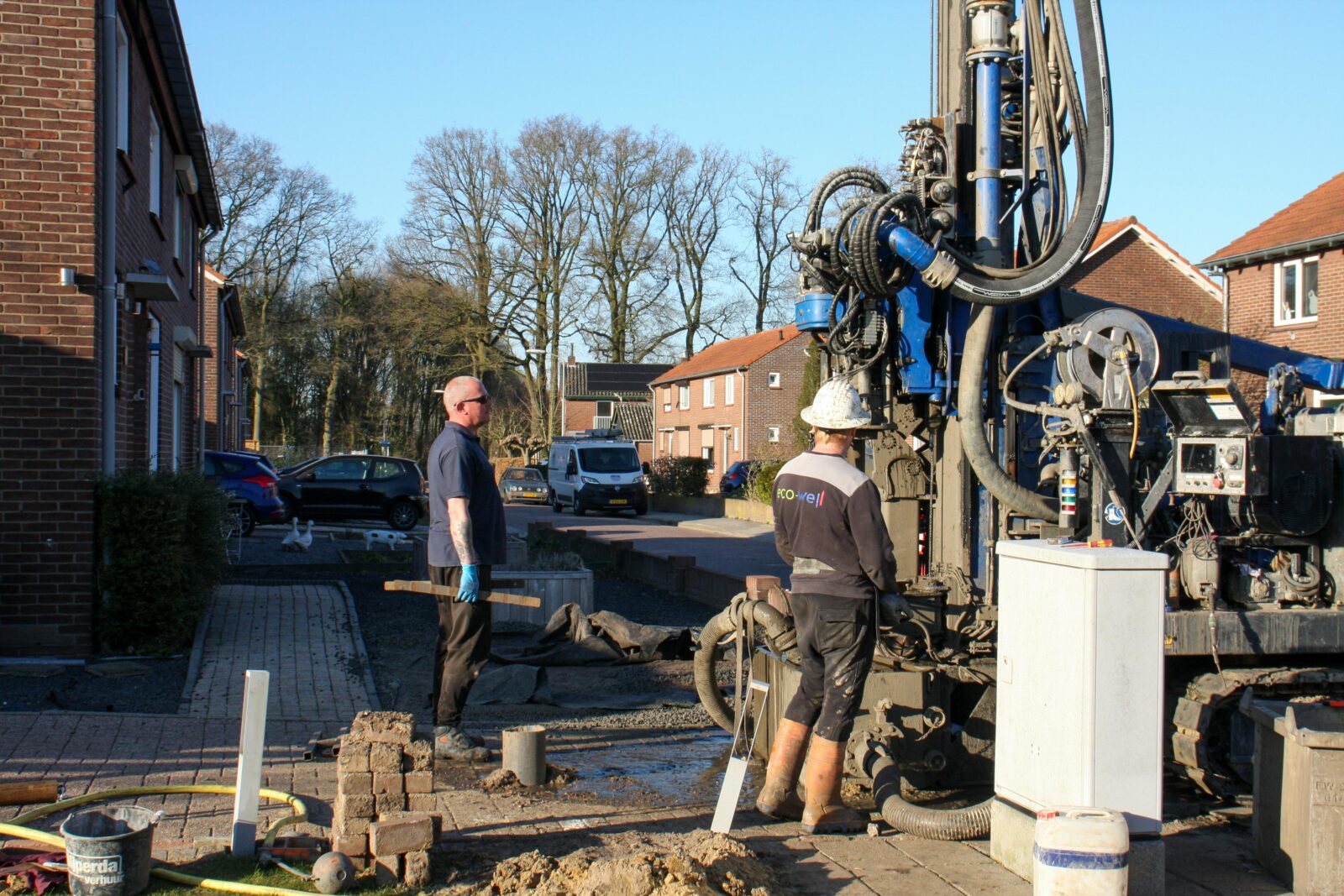 Asfaltmedewerker Nacht in Geldermalsen
