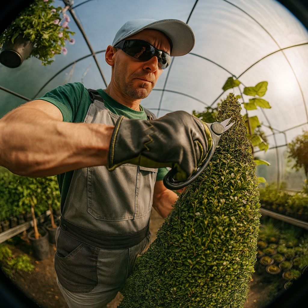 Groen opleiding — buxus snoeien